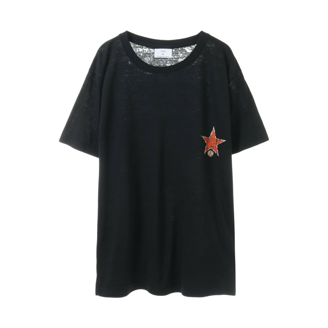 컨버스 도쿄 빈티지라이크 페이디드 시어 티셔츠 블랙(Converse Tokyo Vintage-Like Faded Sheer T-Shirt Black) - 2