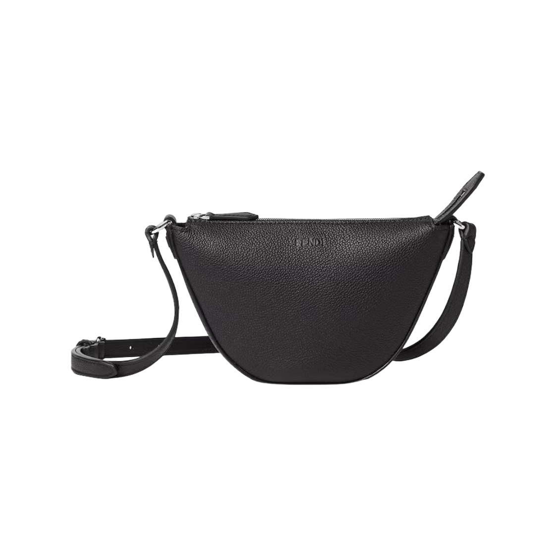 펜디 멜론 미니 레더 폰 파우치 블랙(Fendi Melon Mini  Leather Phone Pouch Black)