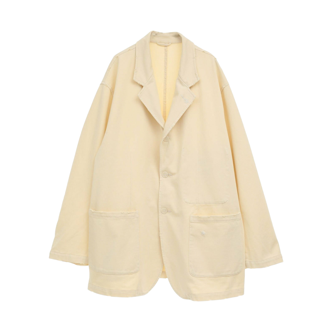 컨버스 도쿄 피그먼트 다이 디스트레스드 테일러드 자켓 화이트(Converse Tokyo Pigment Dye Distressed Tailored Jacket White)