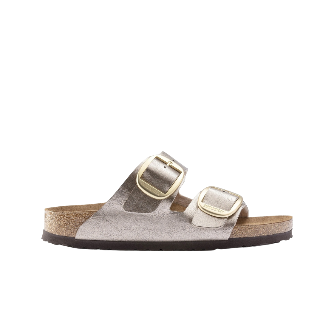 1020882 (W) Birkenstock Arizona Big Buckle Birko Flor Graceful Taupe - Narrow