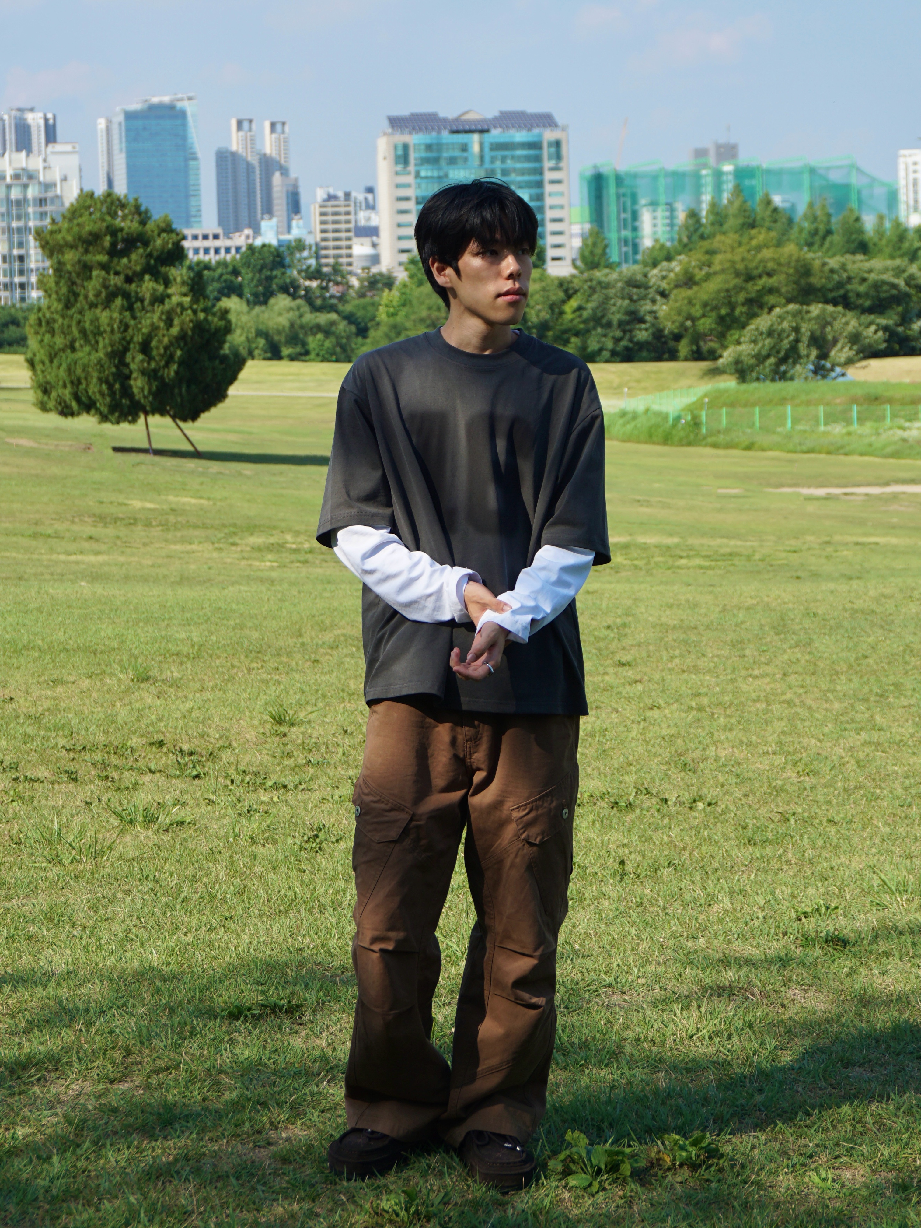 Millo Archive X Negative Three Crescendo Desert Mule Brown 착용 스타일 - 2