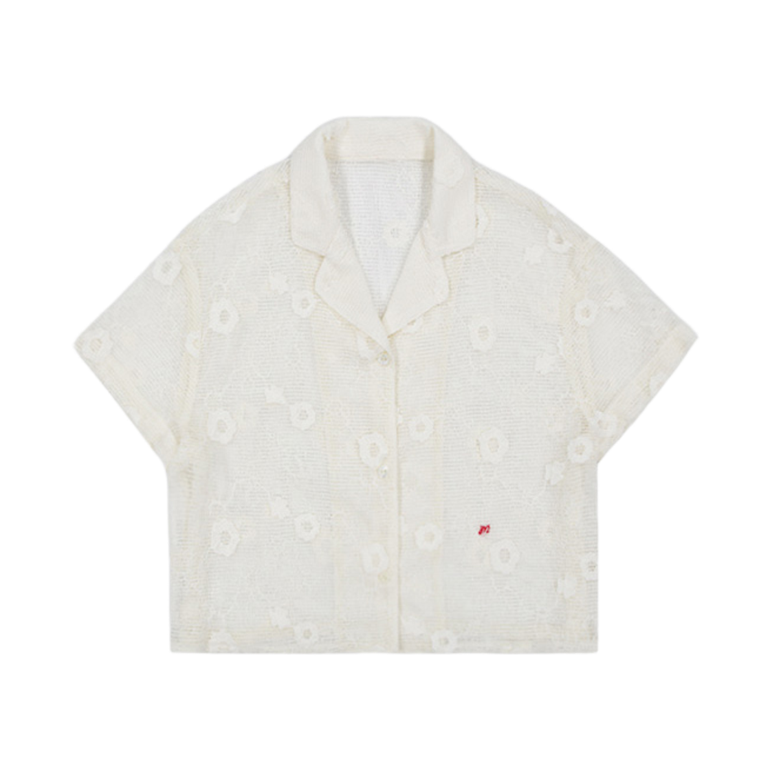 뮈르뮈르 노잉 이니셜 크로쉐 셔츠(MURMURE Knowing Initial Crochet Shirt)