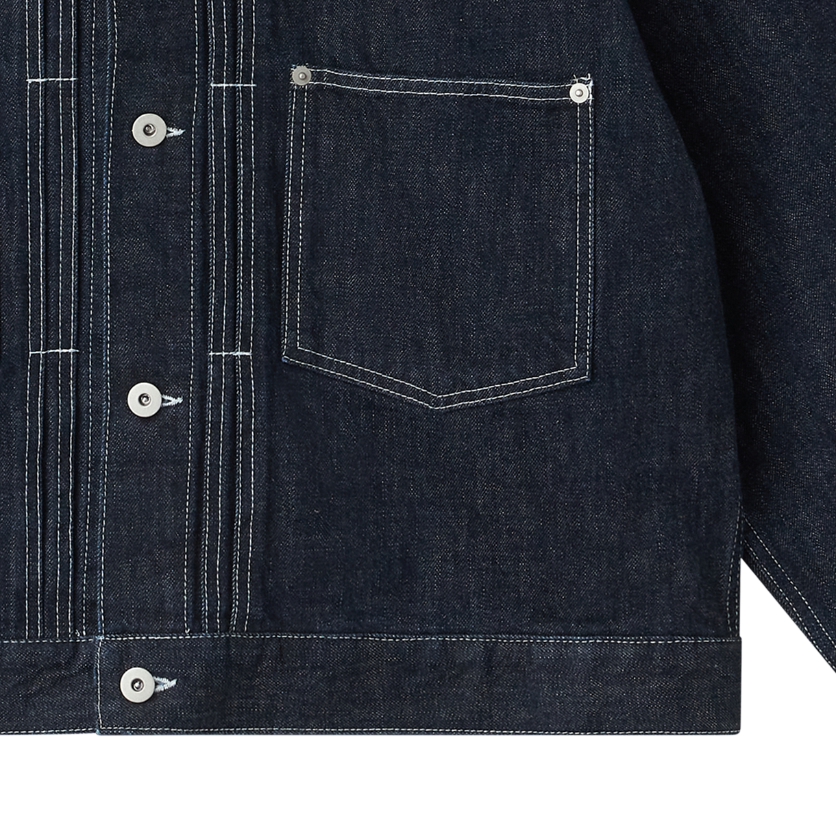 아크릴 데님 박시 자켓 원 워시 - 26FW(AKRYL Denim Boxy Jacket One Wash - 26FW) - 5