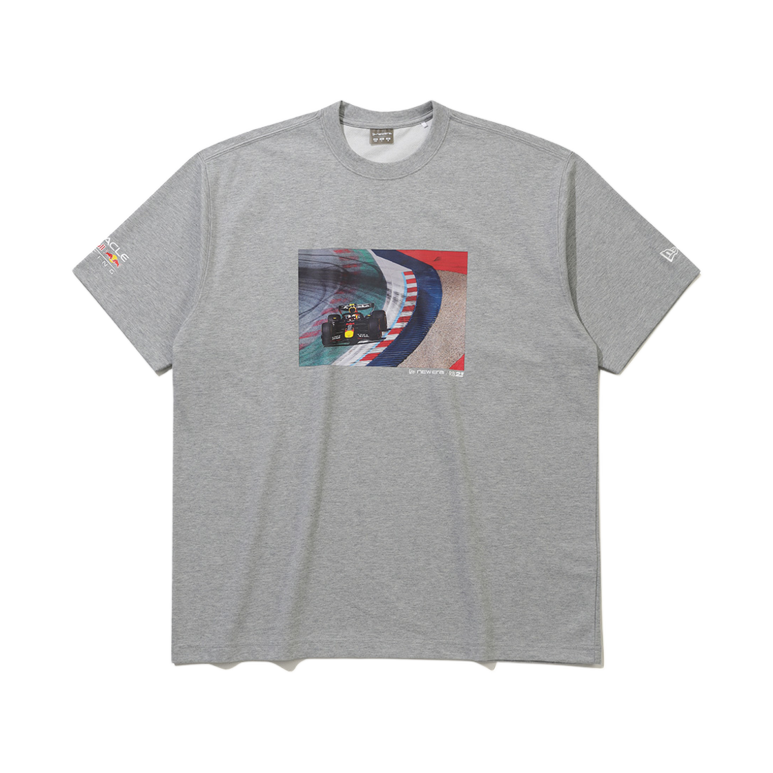 15170213 New Era x Oracle Red Bull Racing T-Shirt Heather Grey