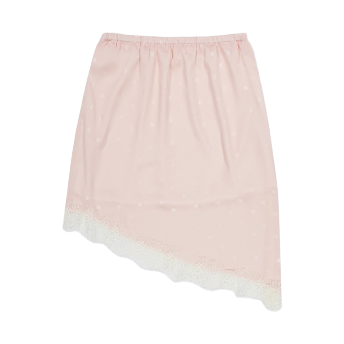 00130 MURMURE Saco Diagonal Dot Skirt Pink