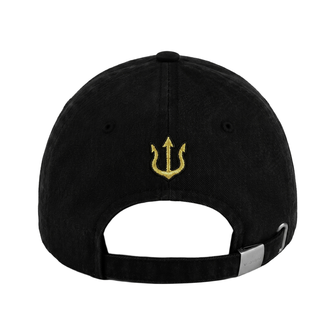베루툼 웨이브 로고 와펜 볼캡 블랙(VERUTUM BC253B Verutum Wave Logo Wapen Ball Cap Black) - 4