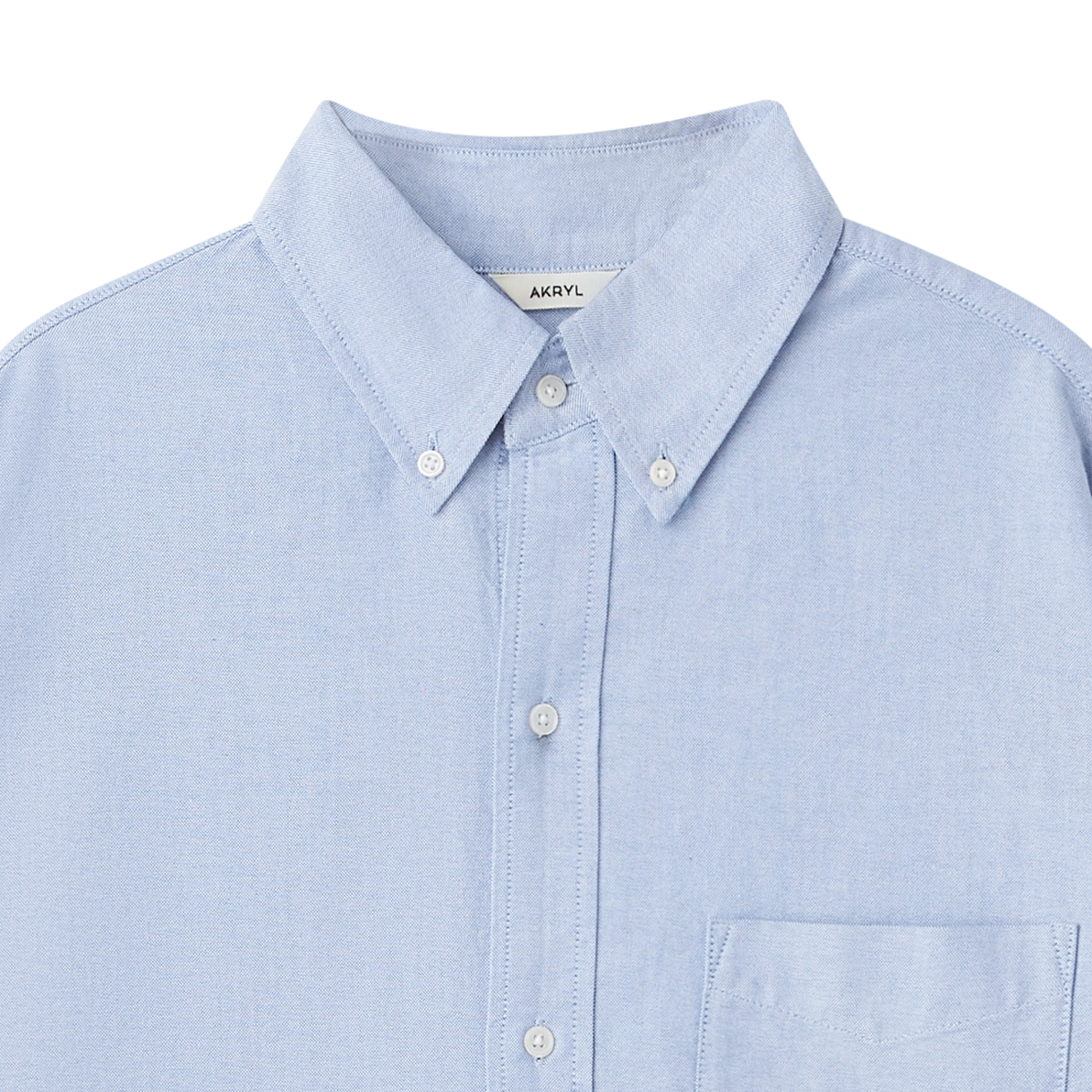 아크릴 옥스포드 셔츠 삭스 - 26FW(AKRYL Oxford Shirt Sax - 26FW) - 3