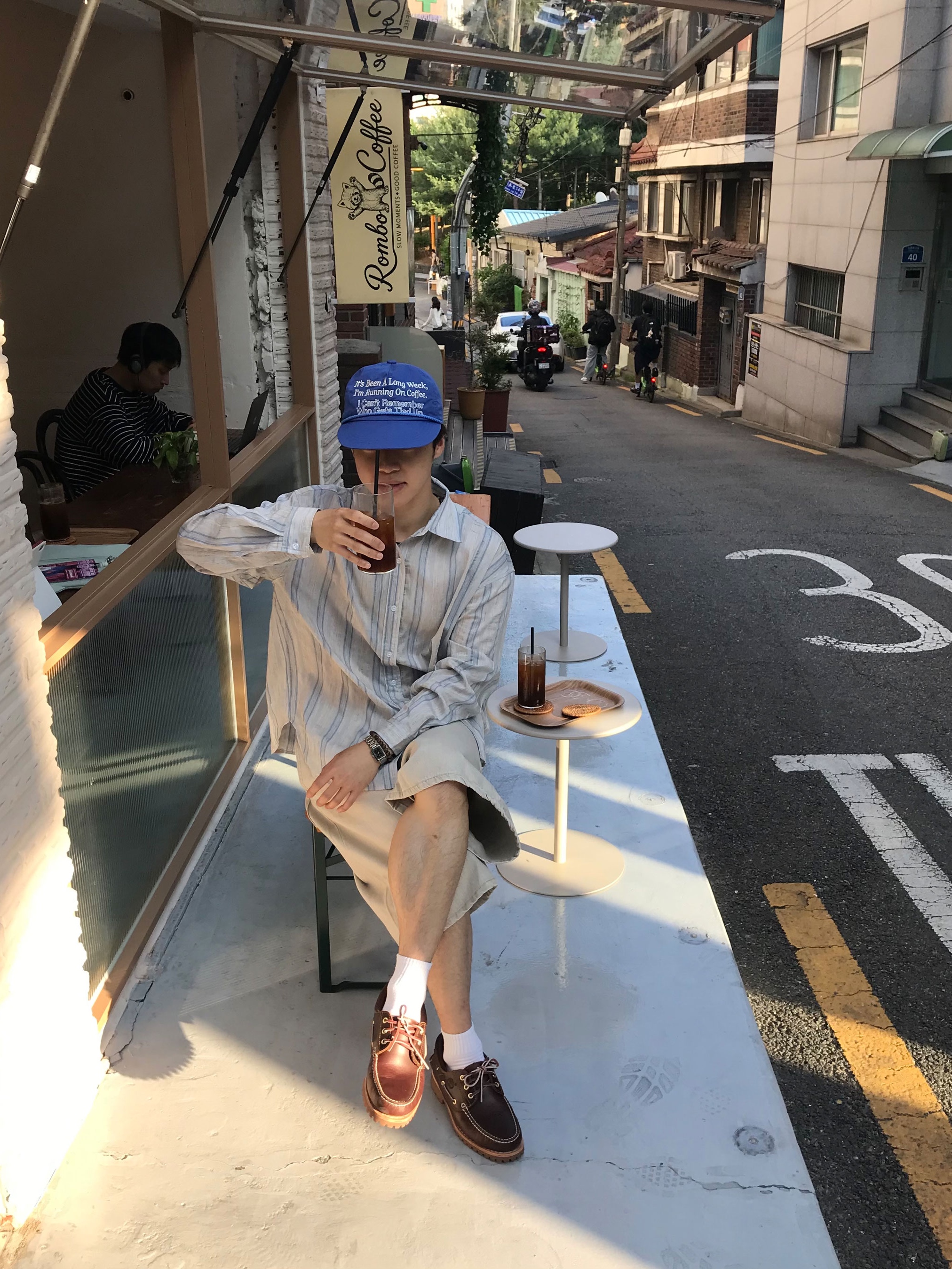 Timberland Classic 3-Eye Boat Shoes Brown - Wide 착용 스타일 - 3