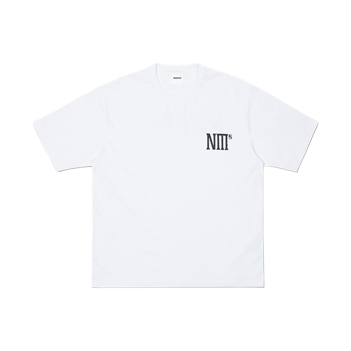NMSS62TS12WHT NOMANUAL Two Face Logo T-shirt White