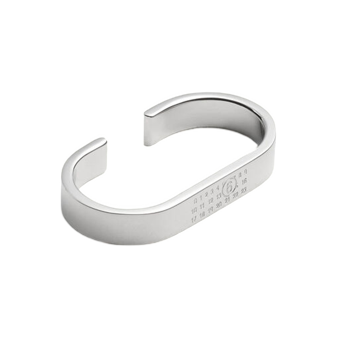 MM6 메종 마르지엘라 팔라듐 더블 뉴메릭 링 실버(MM6 Maison Margiela Palladium Double Numeric Ring Silver) - 2