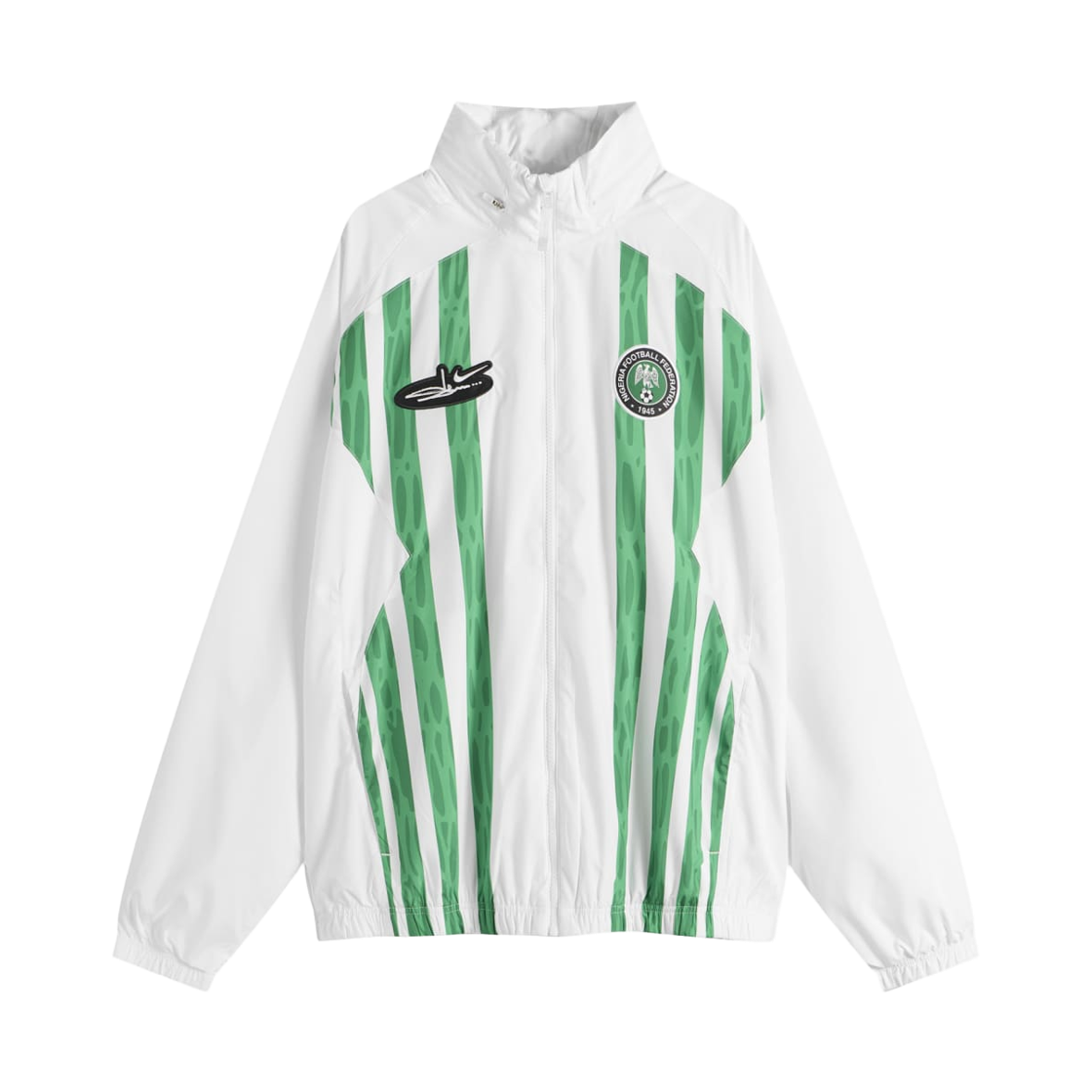 IU7644-100 Nike x Slawn Nigeria Lightweight Jacket White (IU7644-100)