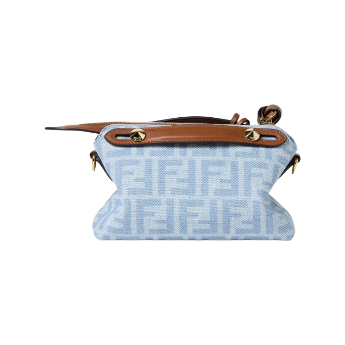 펜디 바이 더 웨이 소프트 FF 데님 미니백 라이트 블루(Fendi By The Way Soft FF Denim Mini Bag Light Blue) - 2