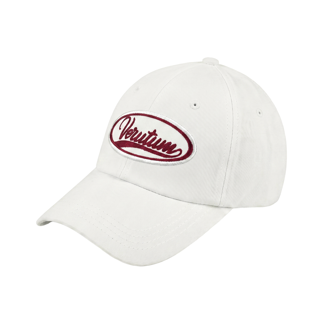 베루툼 웨이브 로고 와펜 볼캡 화이트(VERUTUM BC253B Verutum Wave Logo Wapen Ball Cap White)