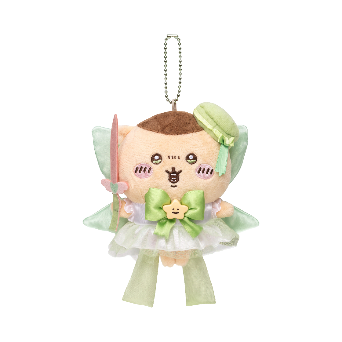 - Chiikawa Super Magical Power-Up Mascot Keyring Kurimanju