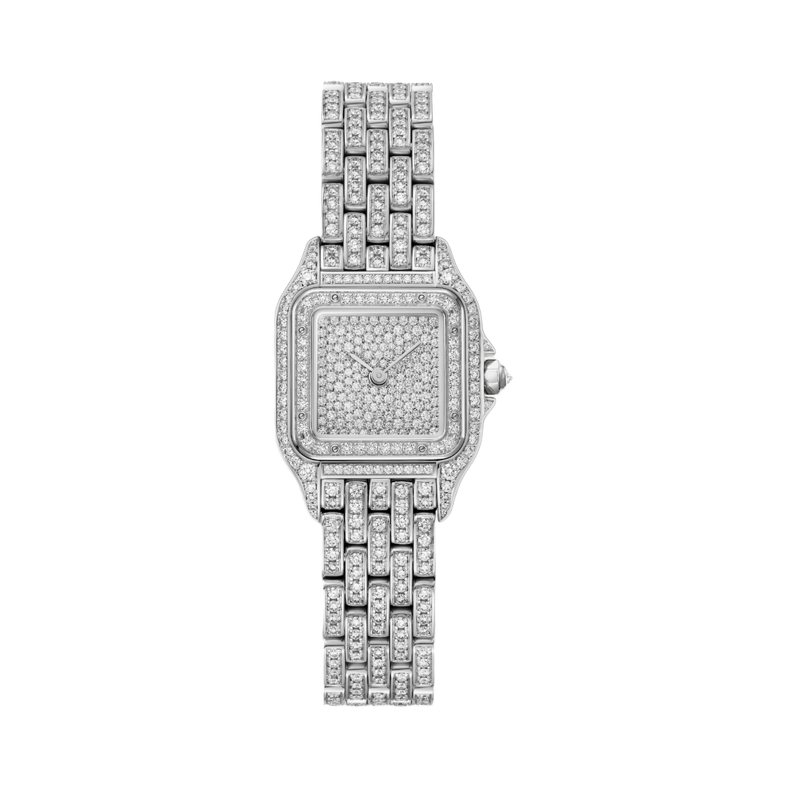 까르띠에 팬더 드 까르띠에 워치 화이트 골드 다이아 셋팅 화이트 골드 브레이슬릿(Cartier Panthere de Cartier Watch White Gold Diamond-Set White Gold Bracelet) - 1