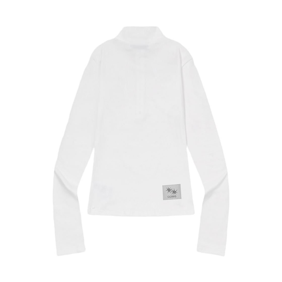 코이리스 유이나 라이트 슬림핏 크롭 반집업 화이트(Coiris Yuina Light Slim Fit Crop Half Zip-Up White) - 2