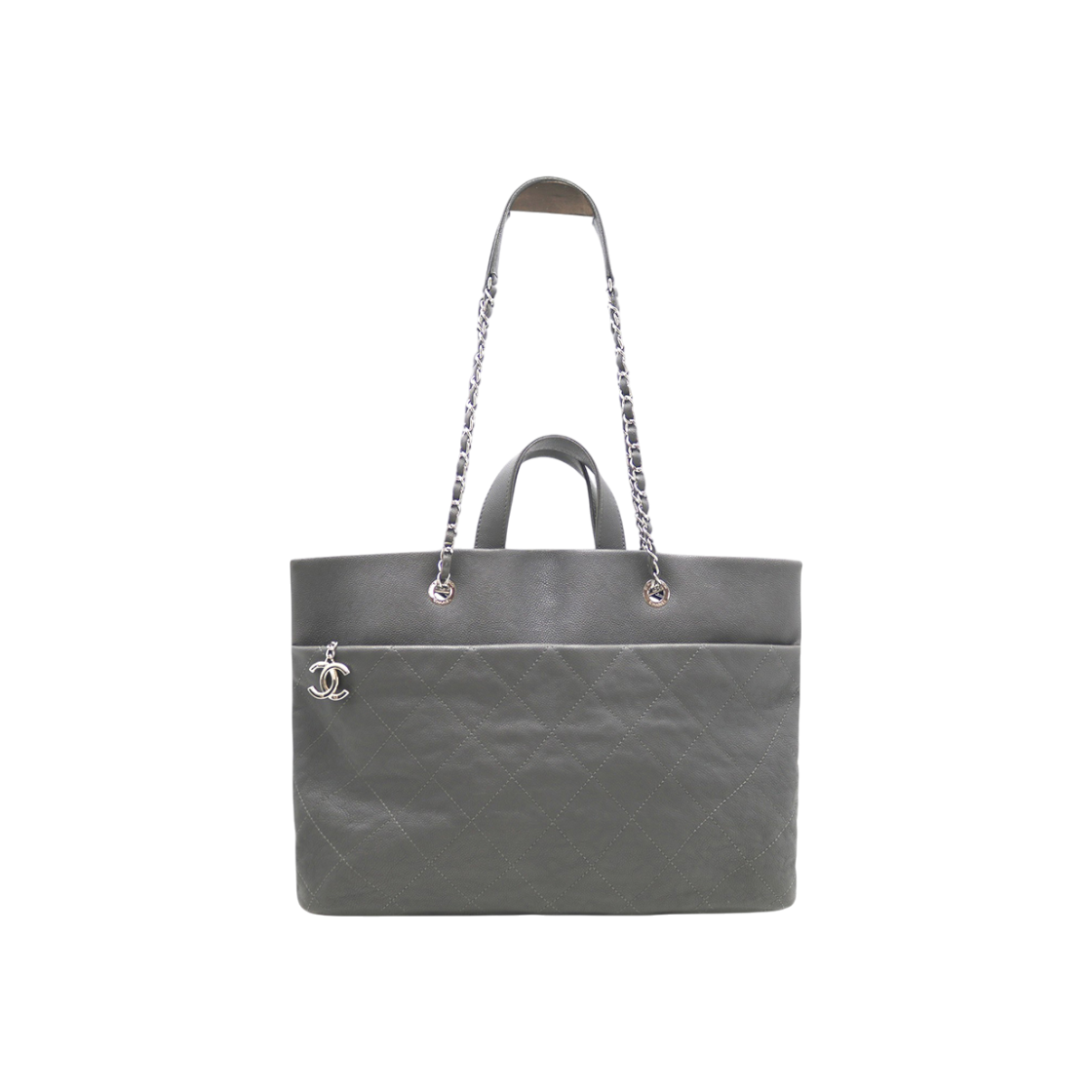 ITQ4IL82HOGS Chanel Timeless CC Caviar Shopper Bag, 20 Series