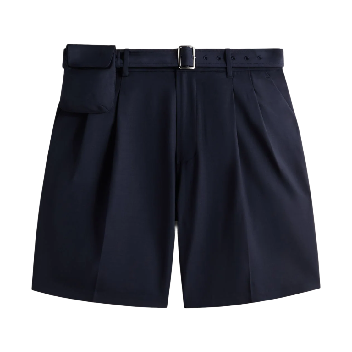 키스 & 킨 트로피컬 울 엠리스 플리츠 쇼츠 녹터널(Kith & Kin Tropical Wool Emrys Pleated Short Nocturnal) - 1