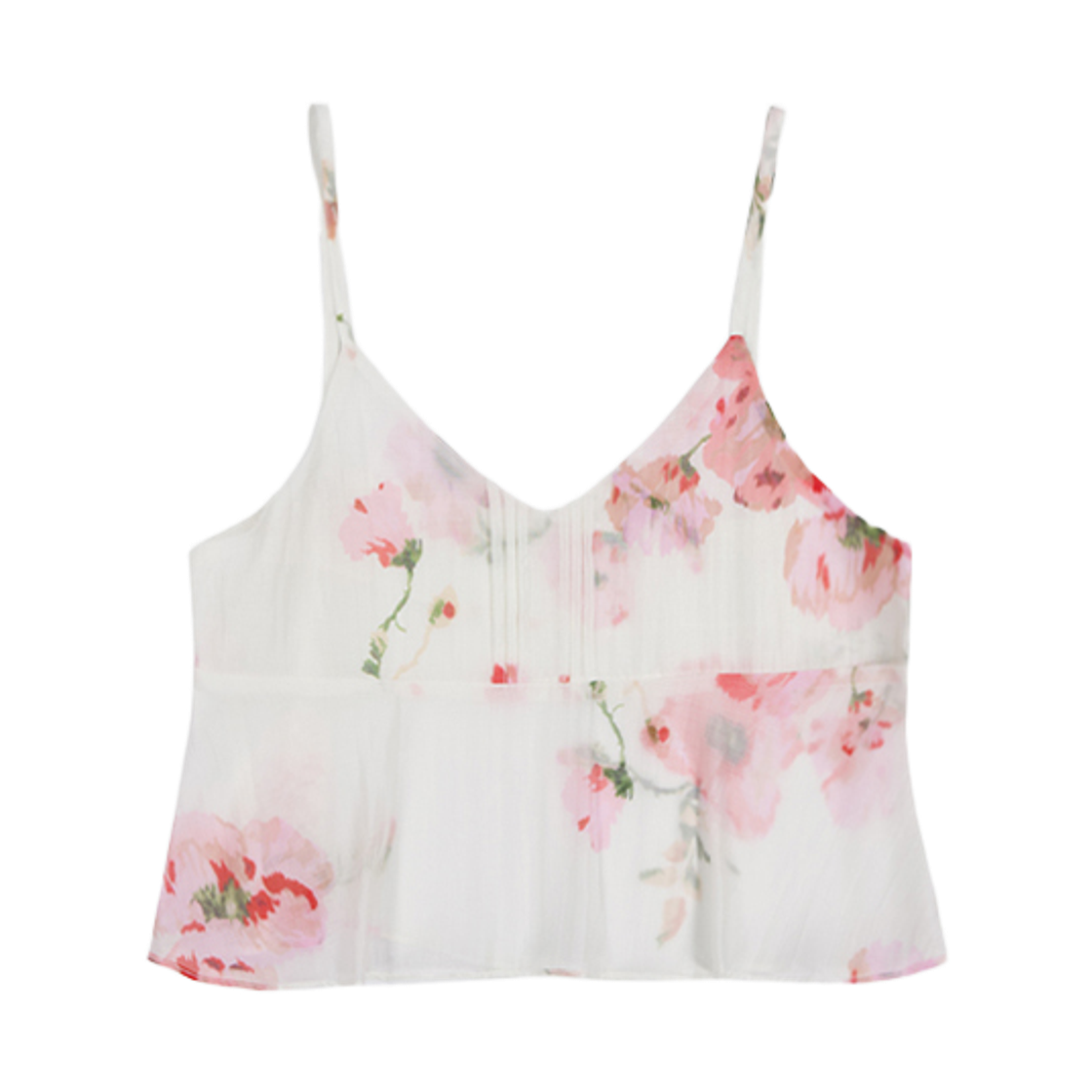 뮈르뮈르 르젤 플라워 시어 뷔스티에 핑크(MURMURE Lezel Flower Sheer Bustier Pink) - 1
