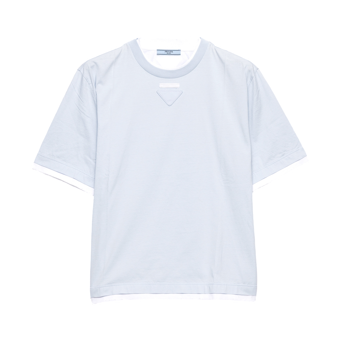 3579B-15ZG-F0M10 (W) Prada Cotton Jersey T-Shirt Astro