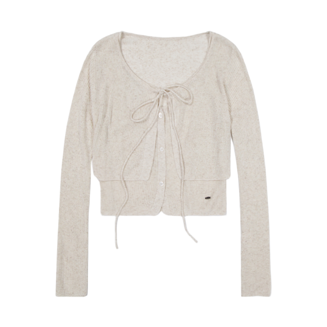 00127 MURMURE Poeon Layered Linen Cardigan Linen
