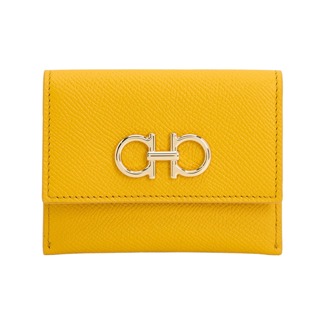 페라가모 간치니 카드 홀더 옐로우(Ferragamo Gancini Card Holder Yellow) - 1