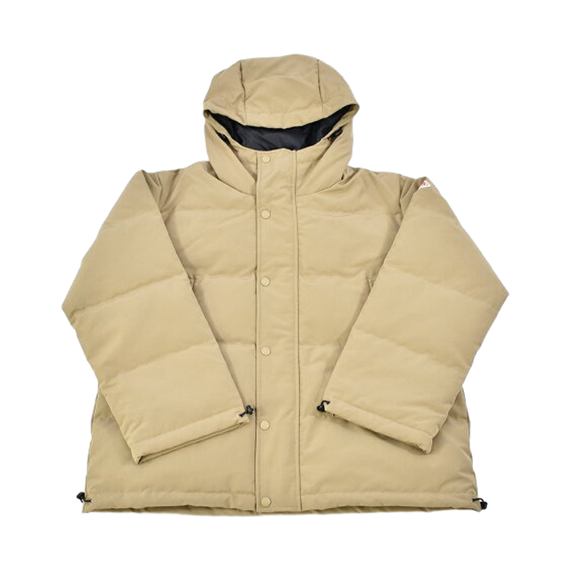 (W) 단톤 빅 실루엣 후드 다운 자켓 라이트 베이지((W) Danton Big Silhouette Hooded Down Jacket Light Beige)
