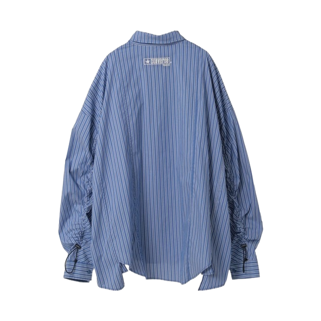 컨버스 도쿄 x 오버 프린트 코토 브레이크 와이드 셔츠 블루(Converse Tokyo x Over Print Cotoh Break Wide Shirt Blue) - 2