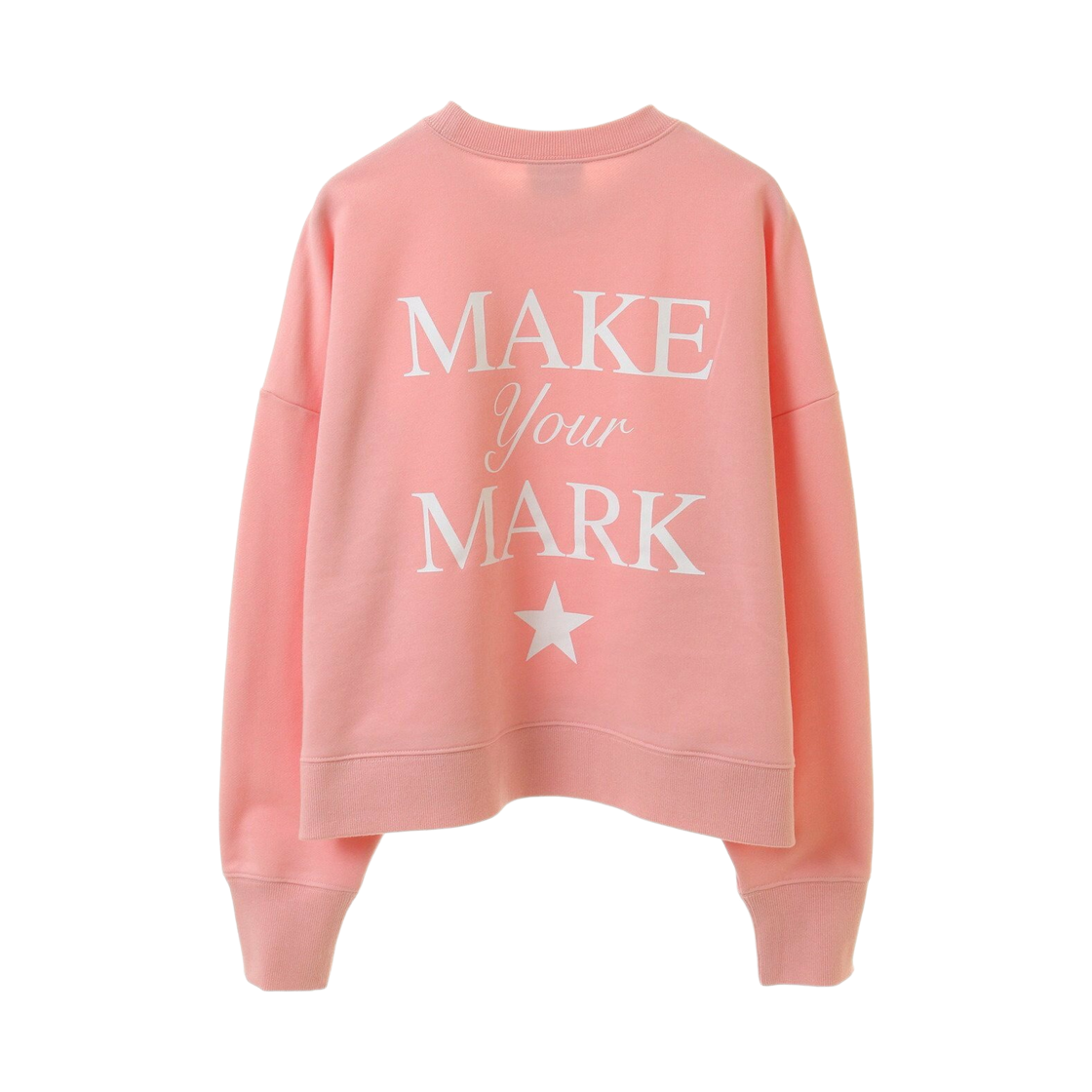 (W) 컨버스 도쿄 백 로고 숏 스웨트 핑크((W) Converse Tokyo Back Logo Short Sweat Pink) - 2