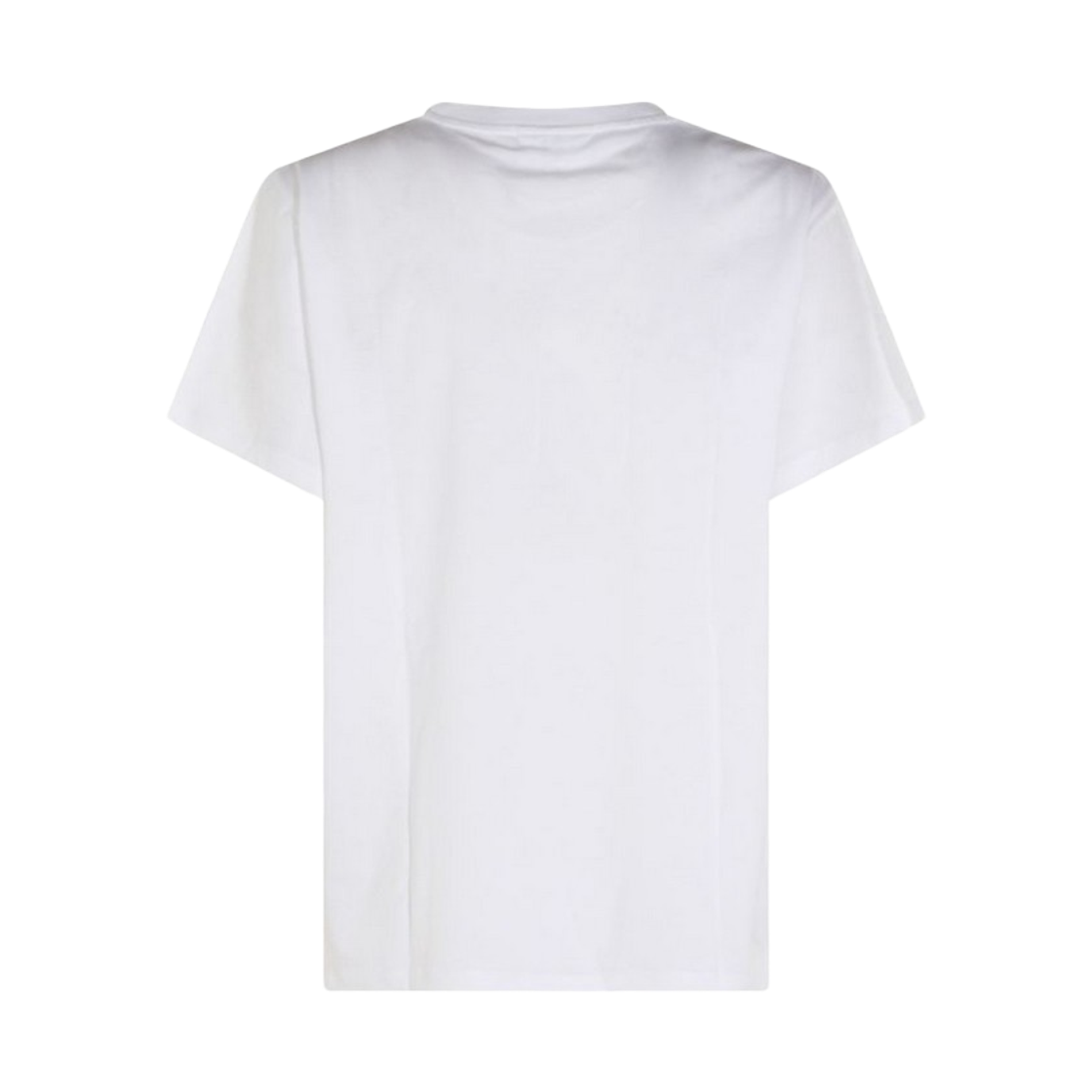 (W) 가니 베이직 코튼 티셔츠 브라이트 화이트((W) Ganni Basic Cotton T-Shirt Bright White) - 2