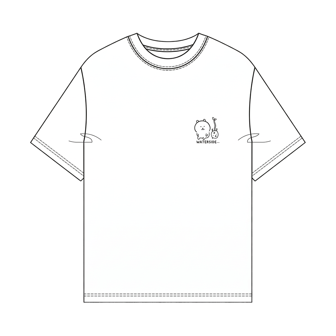 - Spao x Damgom Short Sleeve T-Shirt Multi