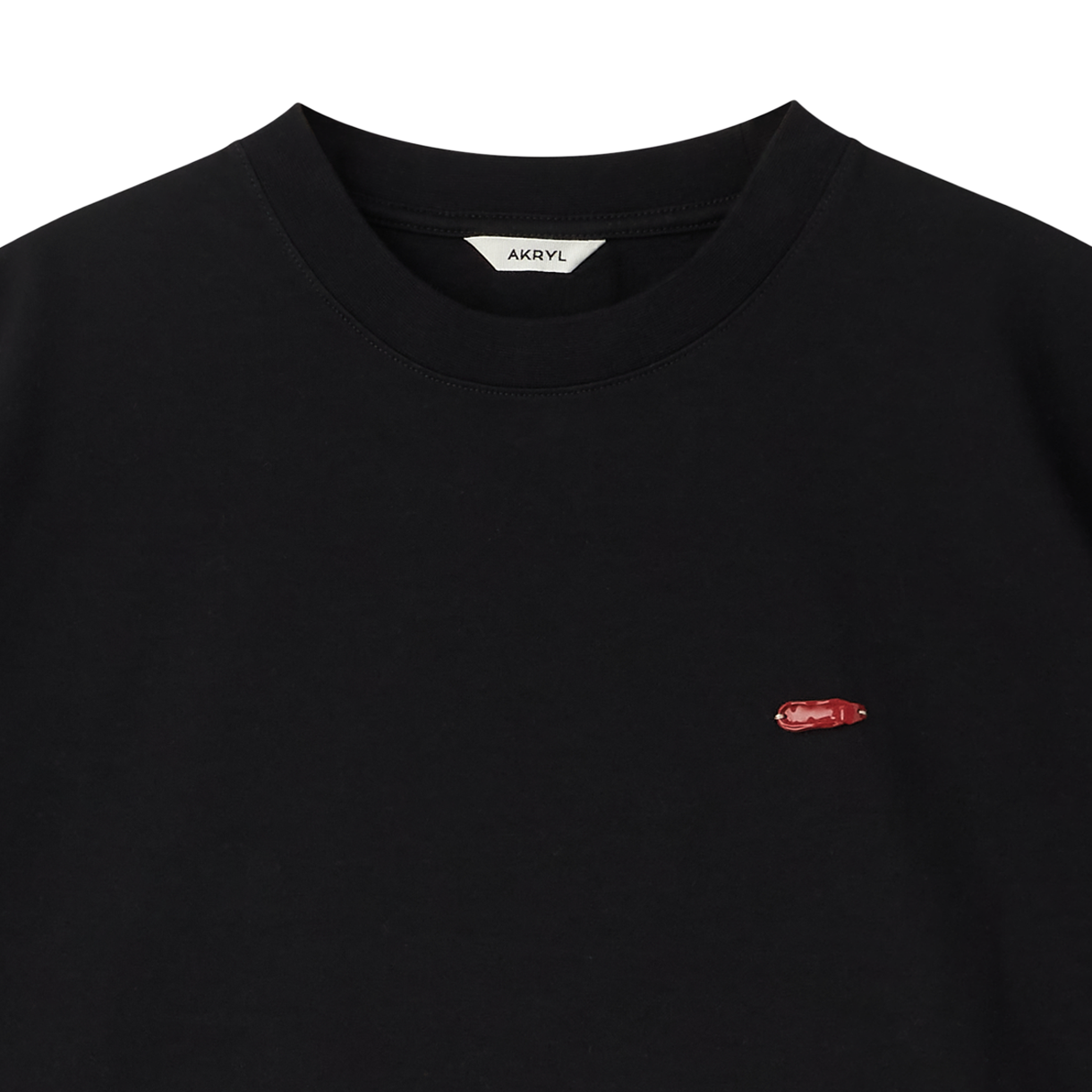 아크릴 저지 티 슈퍼 블랙 - 26FW(AKRYL Jersey Tee Super Black - 26FW) - 3