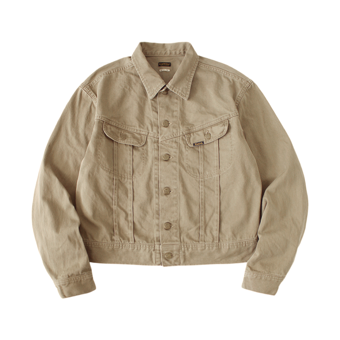 캐피탈 빈티지 사틴 웨스터너 레귤러 모카 베이지(Kapital Vintage Satin Westerner Regular Mocha Beige) - 1