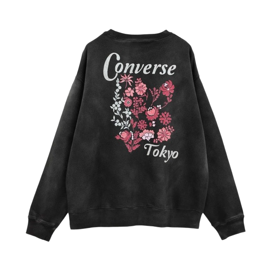 컨버스 도쿄 백 플라워 프린트 스웨트 마이크로스코프(Converse Tokyo Back Flower Print Sweat Microscope)