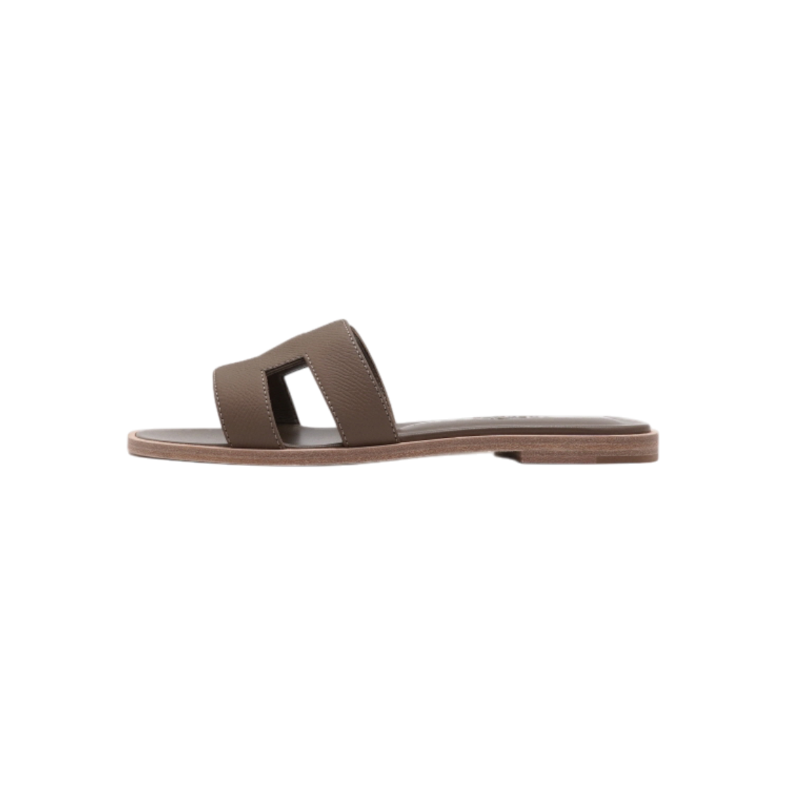 ITSNPRGEANVB Hermes H202272Z Appsong Etoupe Oran Women Sandals Slippers AA64838