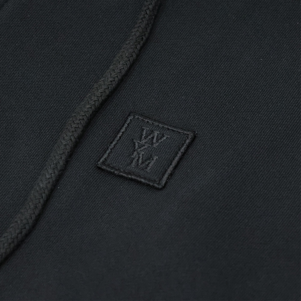 우영미 백로고 후드 집업 블랙 - 26SS(Wooyoungmi Back Logo Hooded Zipup Black - 26SS) - 6