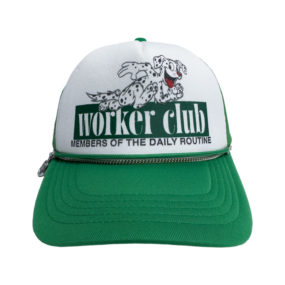 KM26SS26-1 Kasual Manual Worker Club Mesh Cap Green