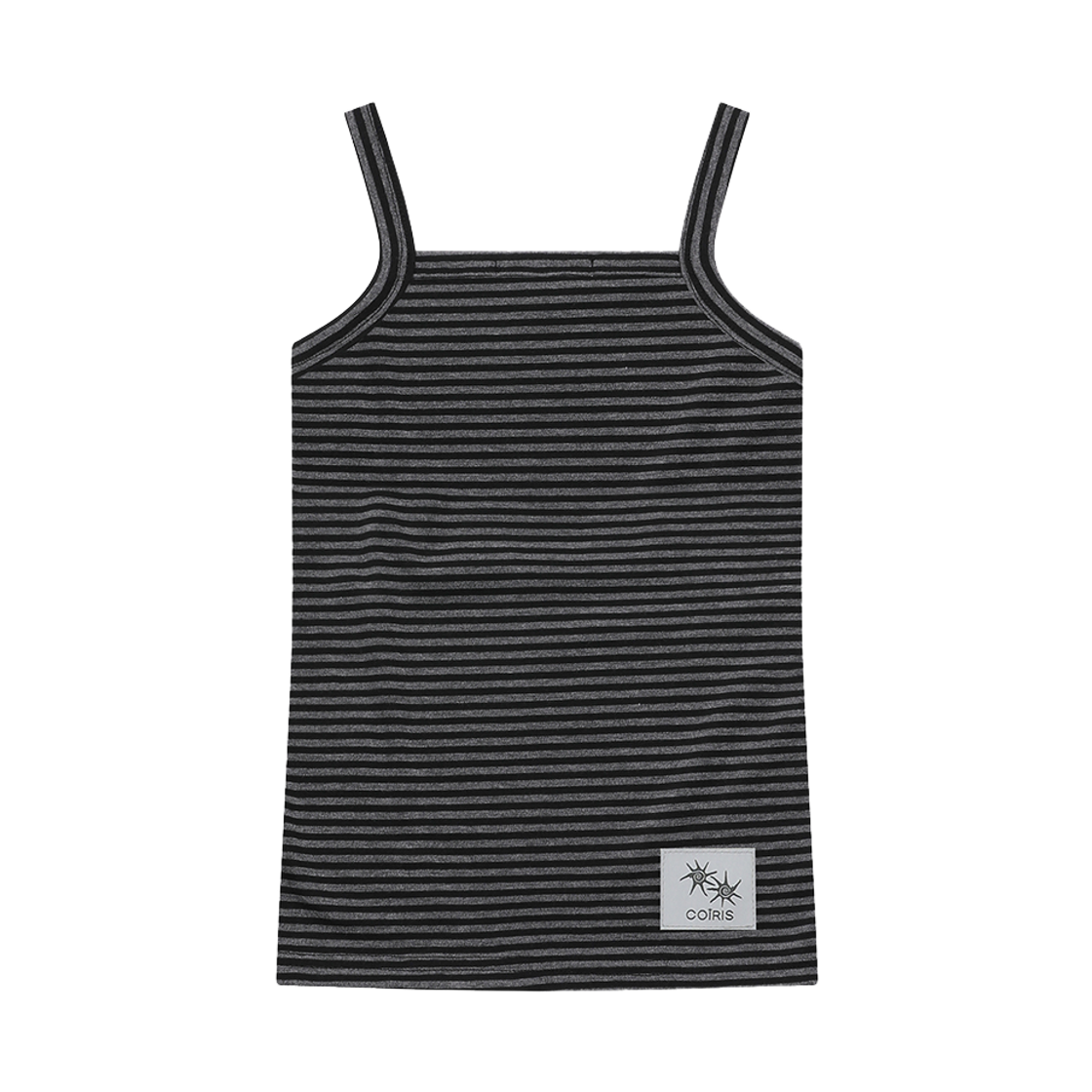 코이리스 주디 스트라이프 슬리브리스 나시 블랙(Coiris Judy Stripe Sleeveless Black) - 2