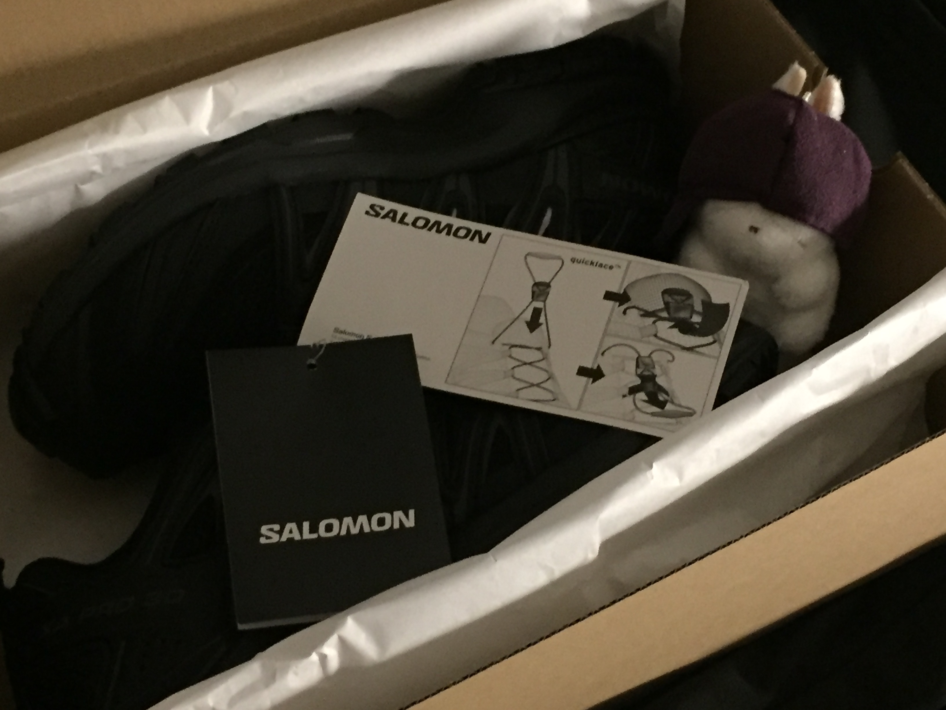 Salomon XA Pro 3D Black Magnet 착용 스타일 - 1
