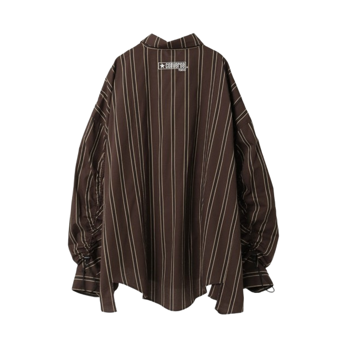 컨버스 도쿄 x 오버 프린트 코토 브레이크 와이드 셔츠 브라운(Converse Tokyo x Over Print Cotoh Break Wide Shirt Brown) - 2