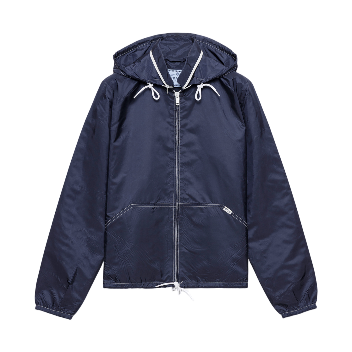 292385-1WQ9-F0AA7 (W) Prada Lightweight Re-Nylon Blouson Jacket Blue