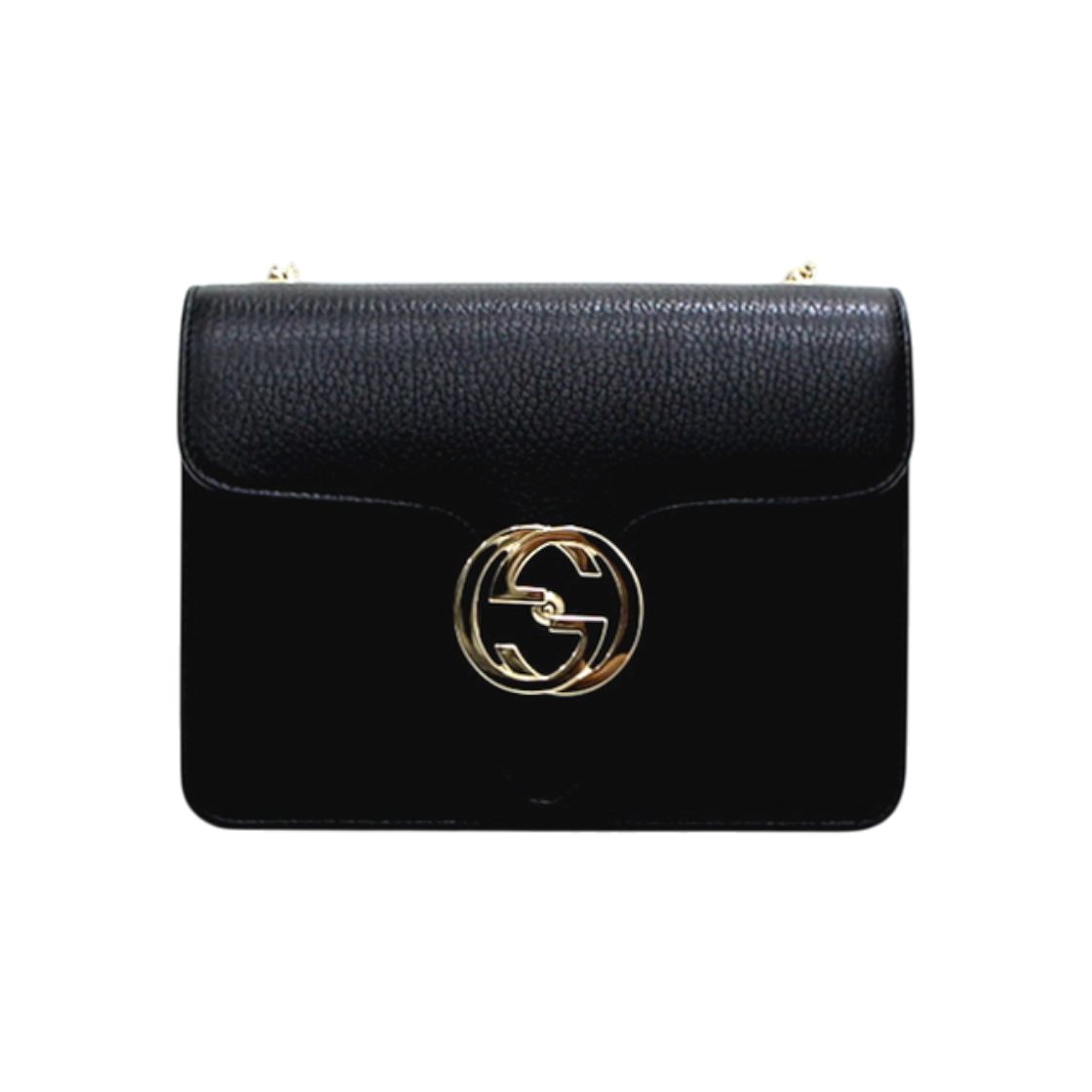 IT83DJDJORCP Gucci 510304 Interlocking Small Gold Chain Shoulder & Crossbody Bag