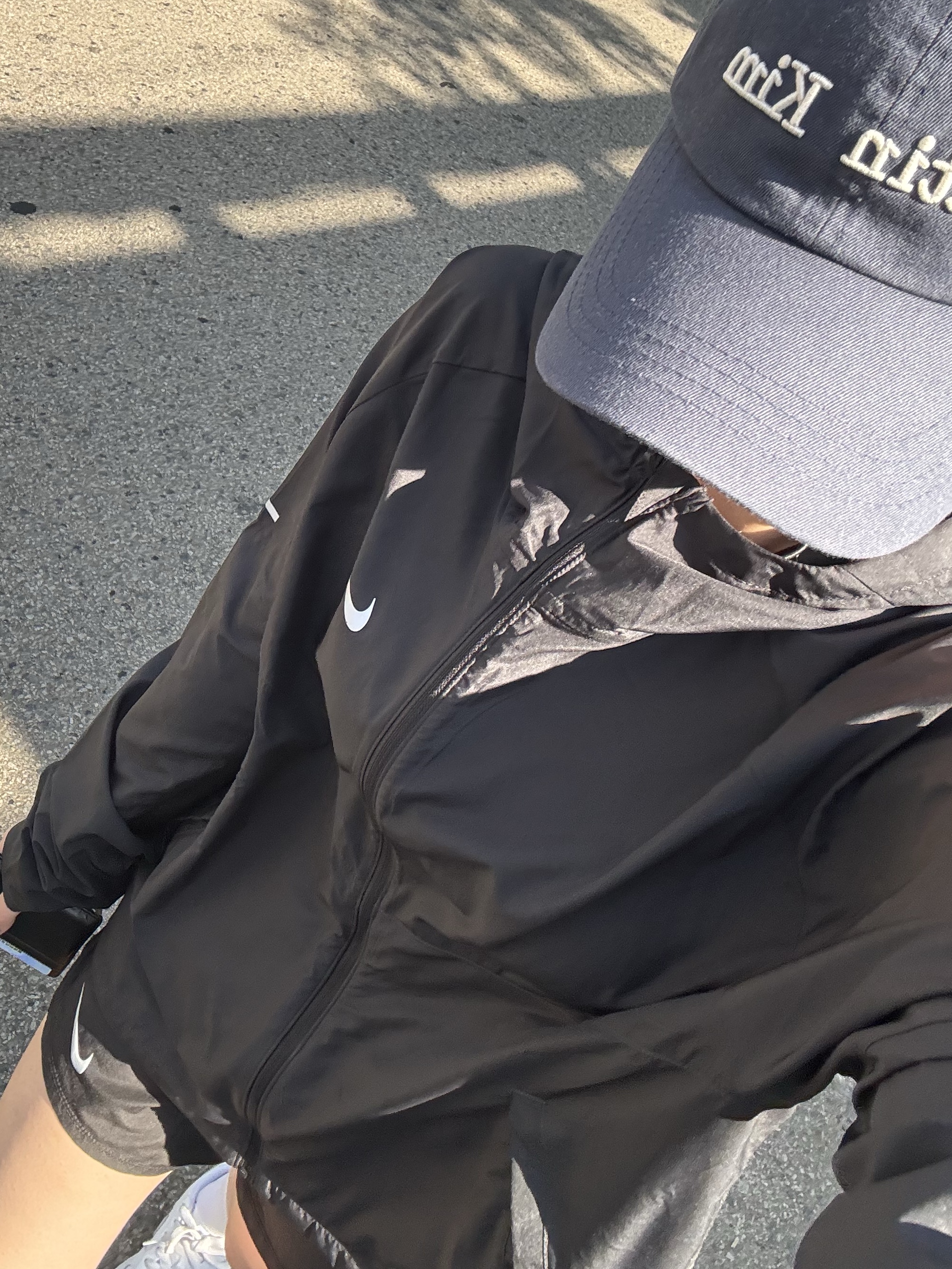 Nike Repel Miler Running Jacket Black - Asia, (W) Nike Air Force 1 '07 Low White 착용 스타일