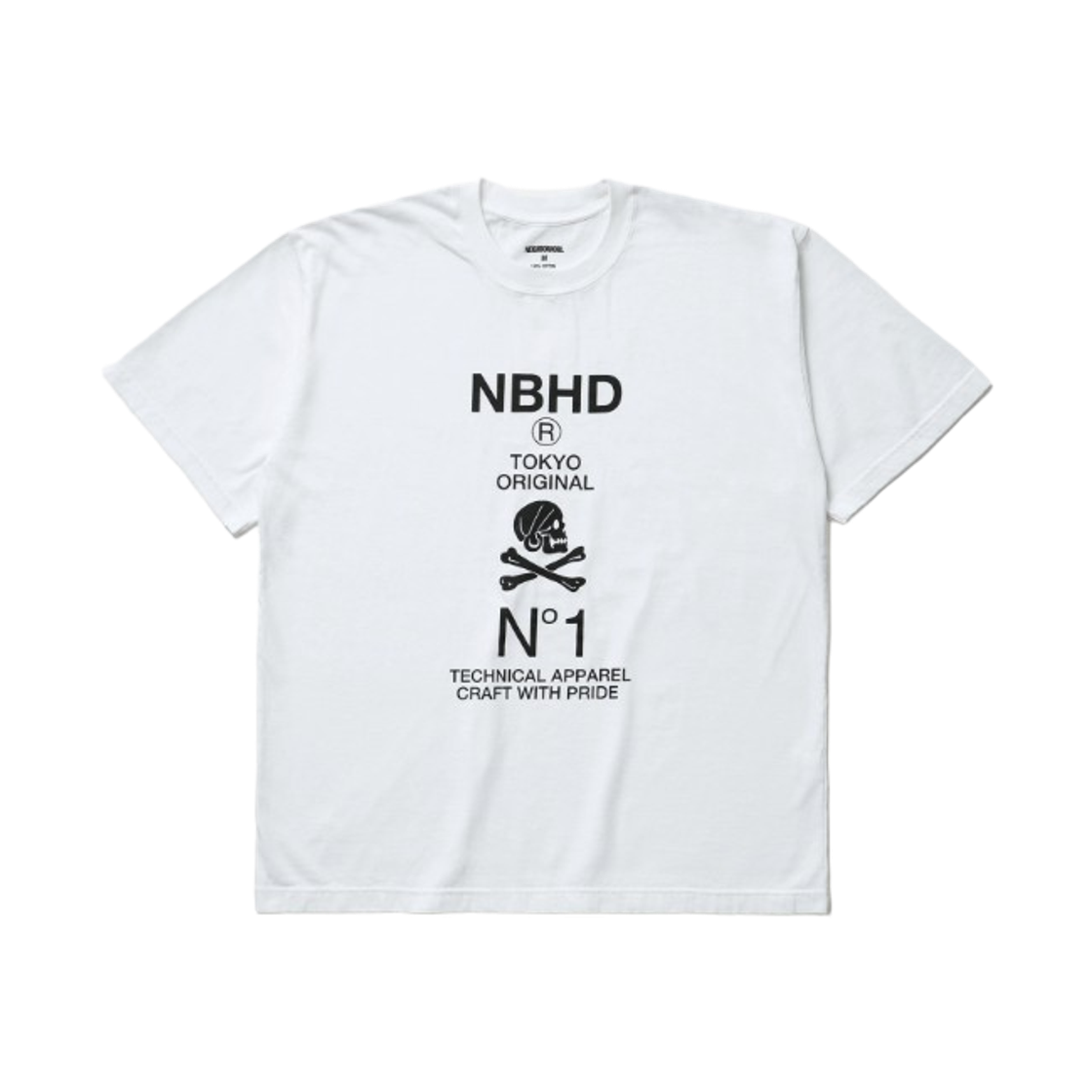네이버후드 NH 숏슬리브 티셔츠 8 화이트(Neighborhood NH S/S T-Shirt 8 White)