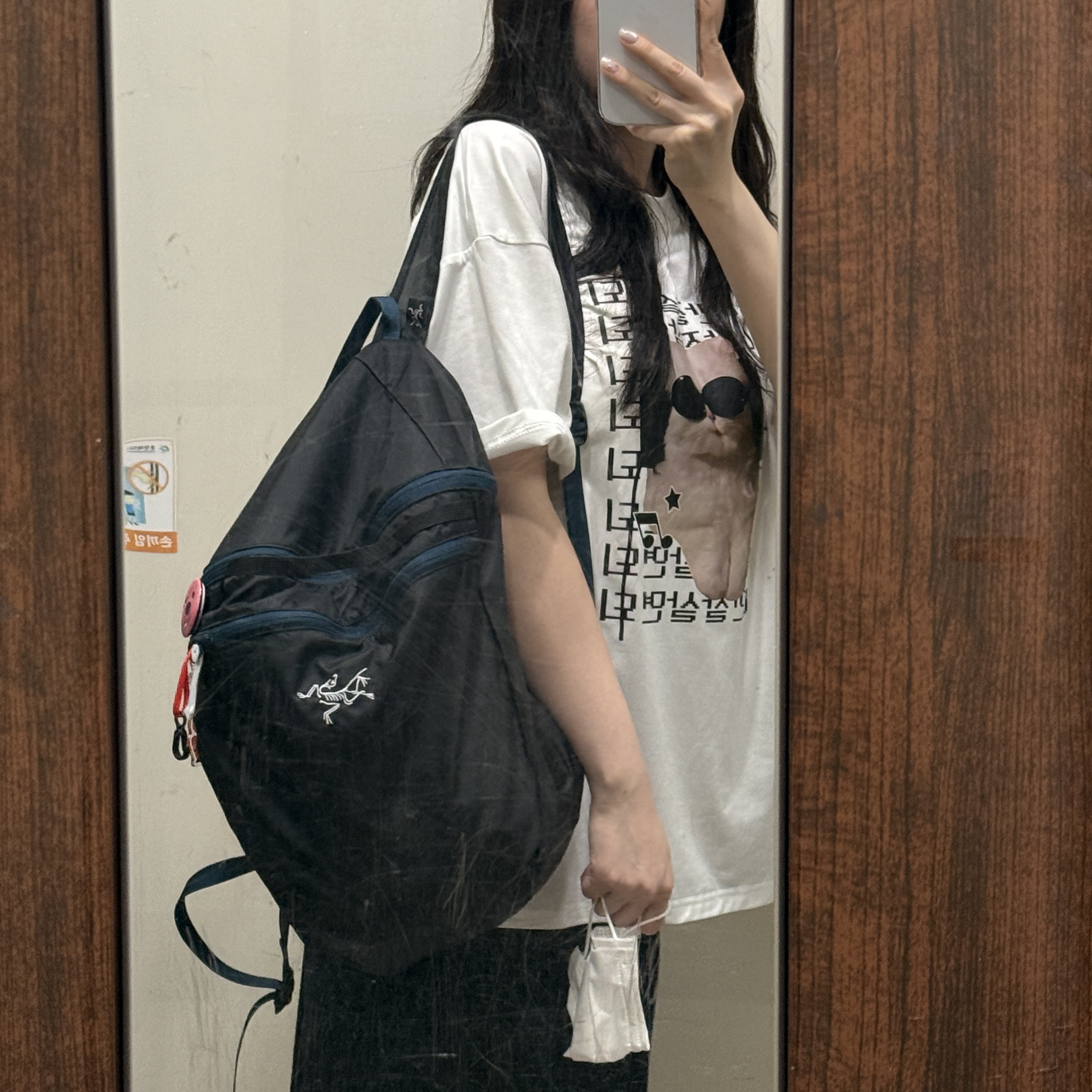 Arc'teryx Heliad 15 Backpack Lodestar 착용 스타일 - 1
