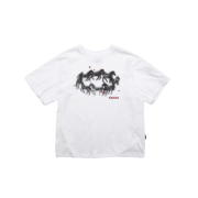 Riomeu Oval Horse Short Sleeve T-shirt_White