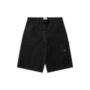 ROA Ash Canvas Shorts Washed Black - 26SS