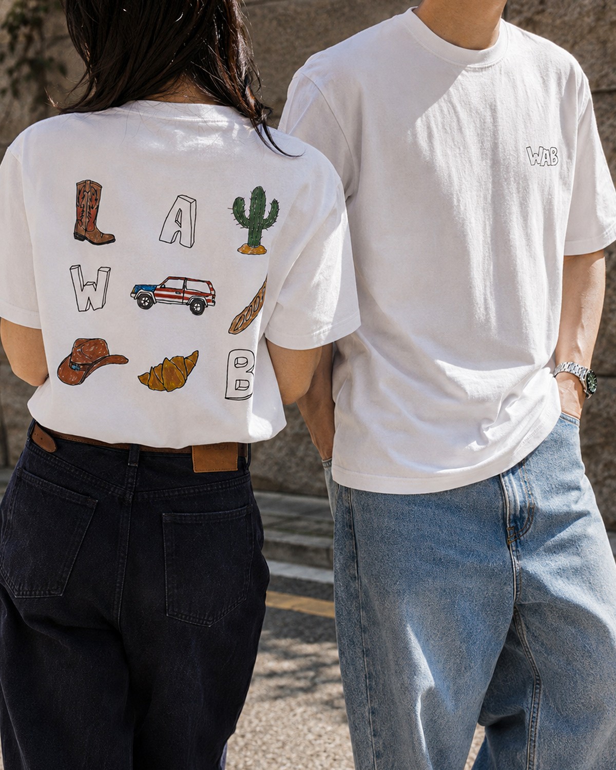 [KREAM 단독] 왓어브레드 두들 숏 슬리브 화이트([KREAM 단독] What A Bread Doodle Short Sleeve White) - 3