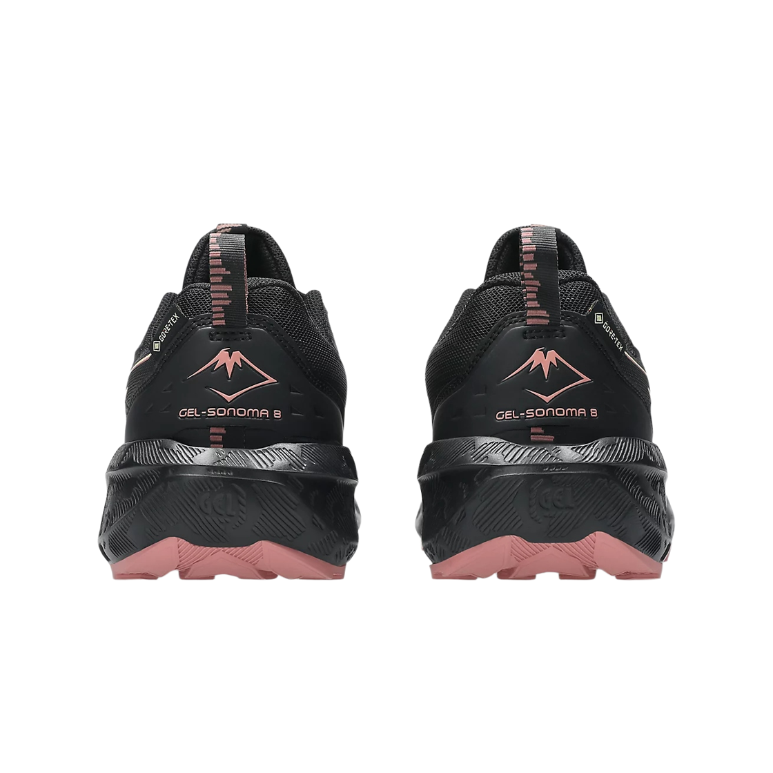 (W) 아식스 젤 소노마 GTX 블랙 애프리콧 크러쉬 - B 스탠다드((W) Asics Gel-Sonoma 8 GTX Black Apricot Crush - B Standard) - 3