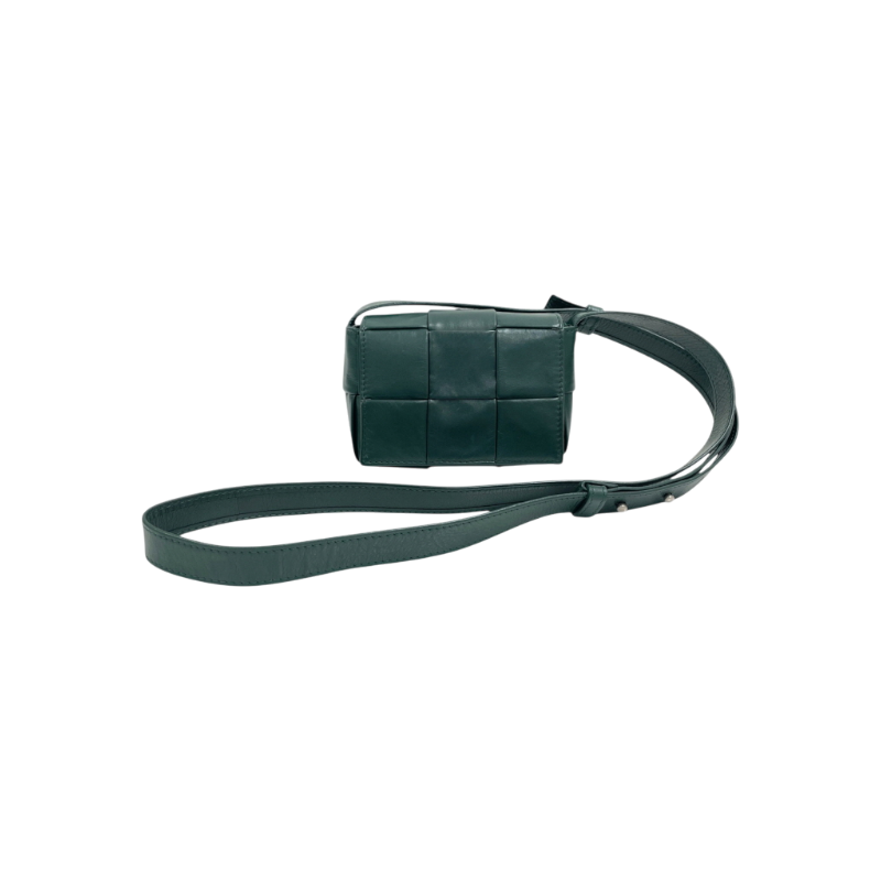 IT592I6682DD Bottega Veneta Green Cassette Candy Crossbody Bag H00328